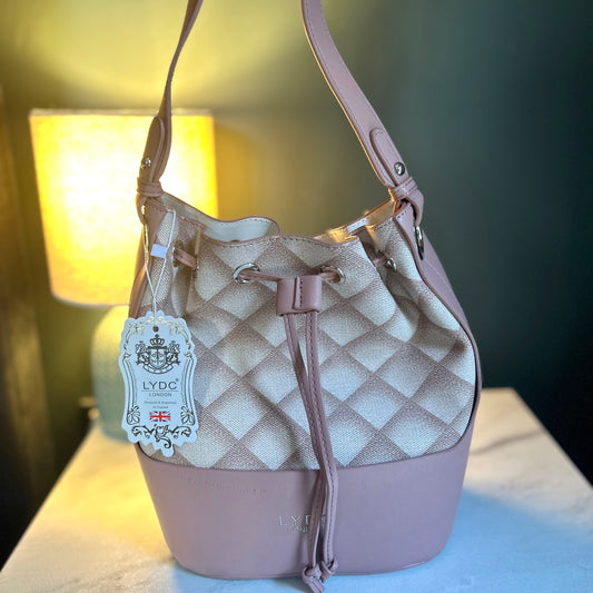 Pink Bucket Handbag (slightly damaged)