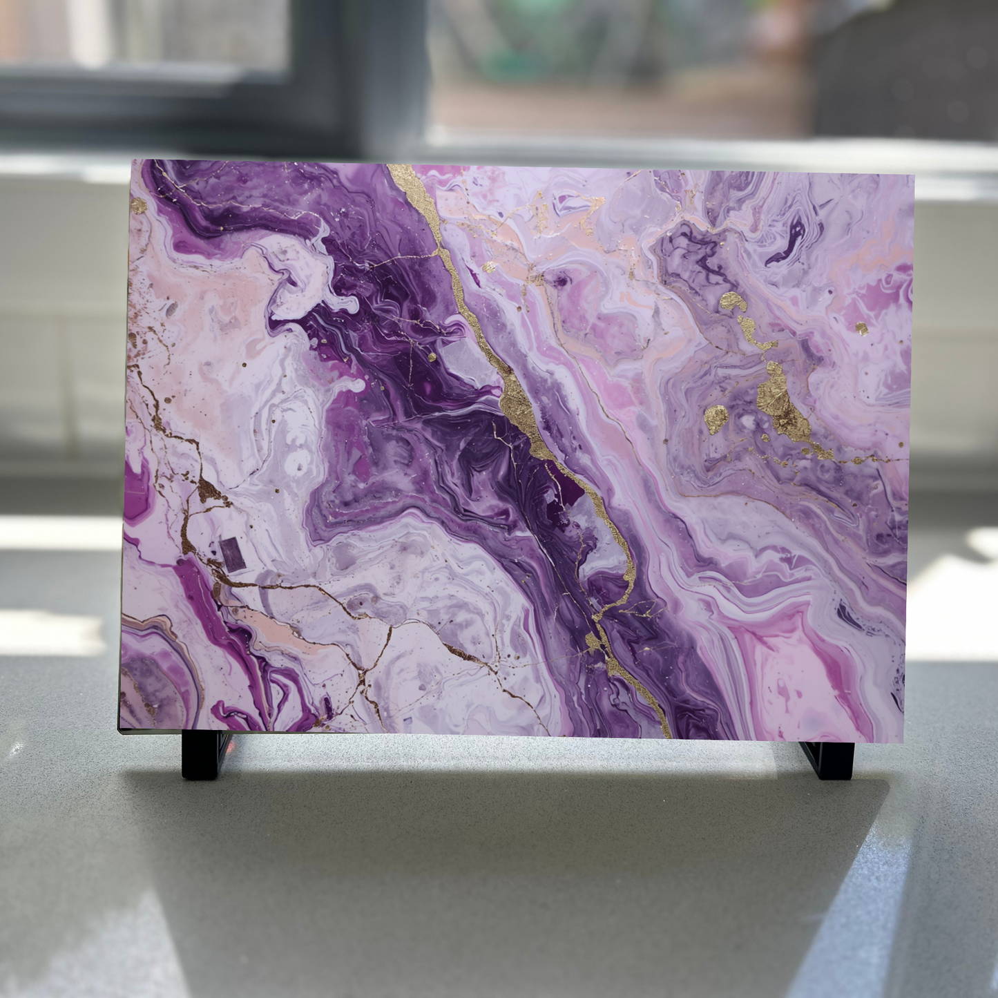 Glass Placemat - Marble Design 20cm x 28cm