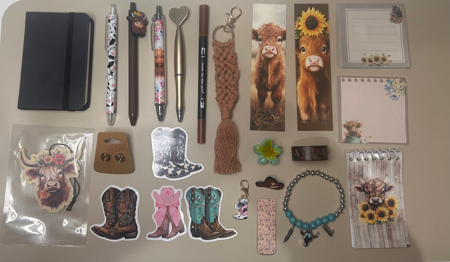 Highland Cow/Western Bookish Bundle - LIMITED EDITION