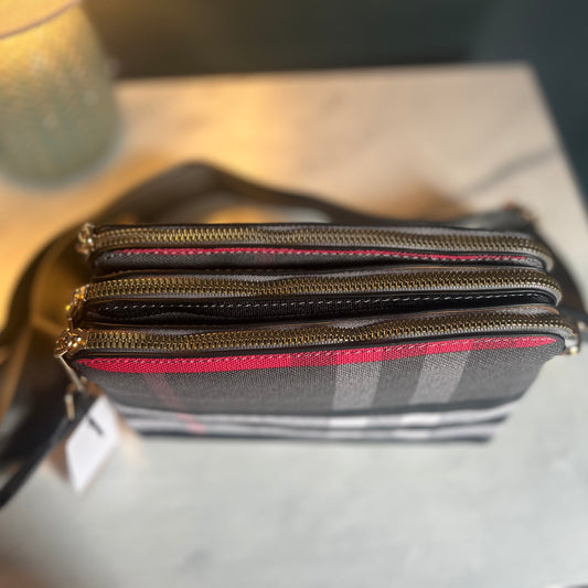 Black & Red Plaid Bag