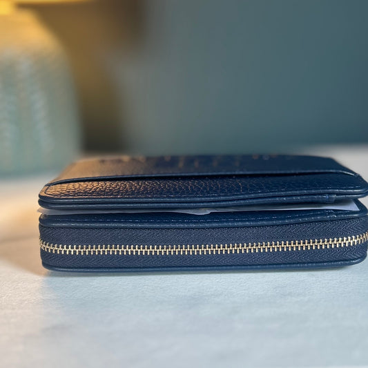 Navy Tote Style Wallet