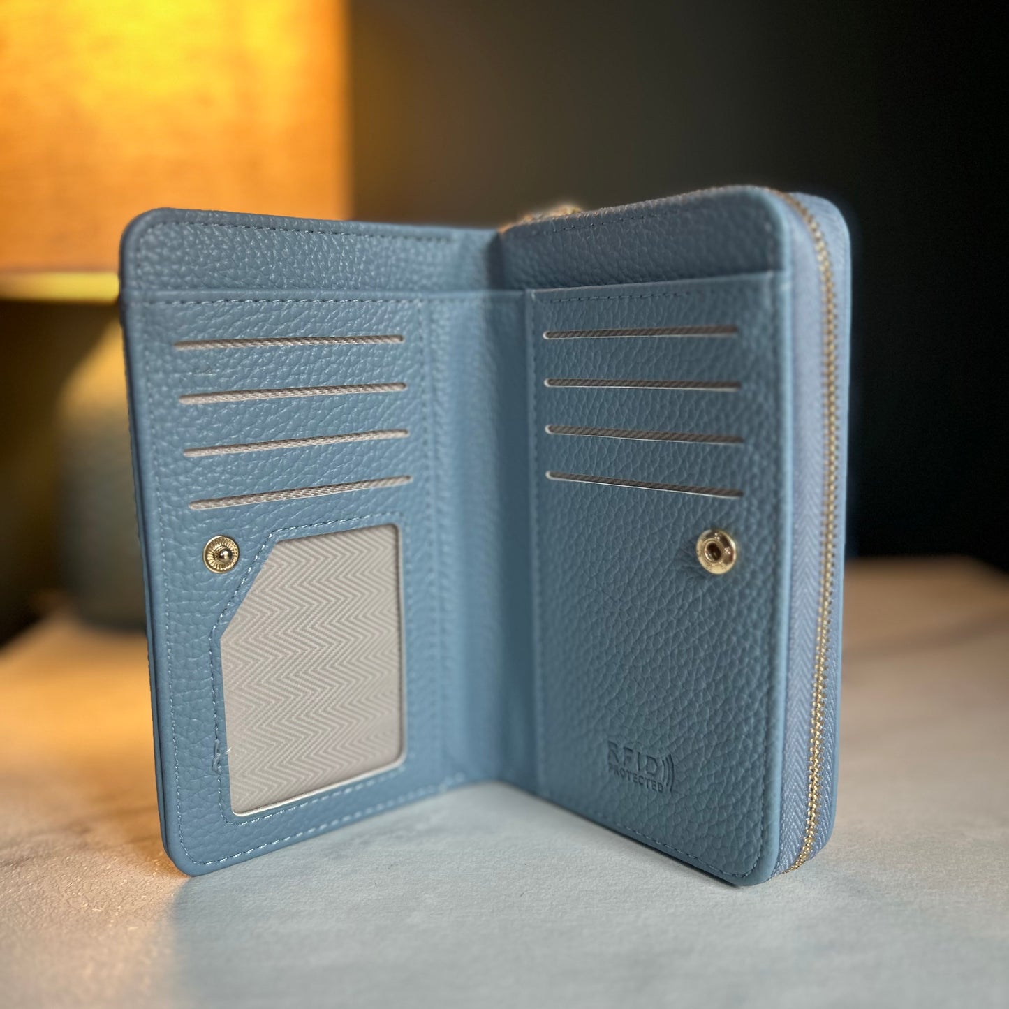 Blue "Tote Style" Wallet
