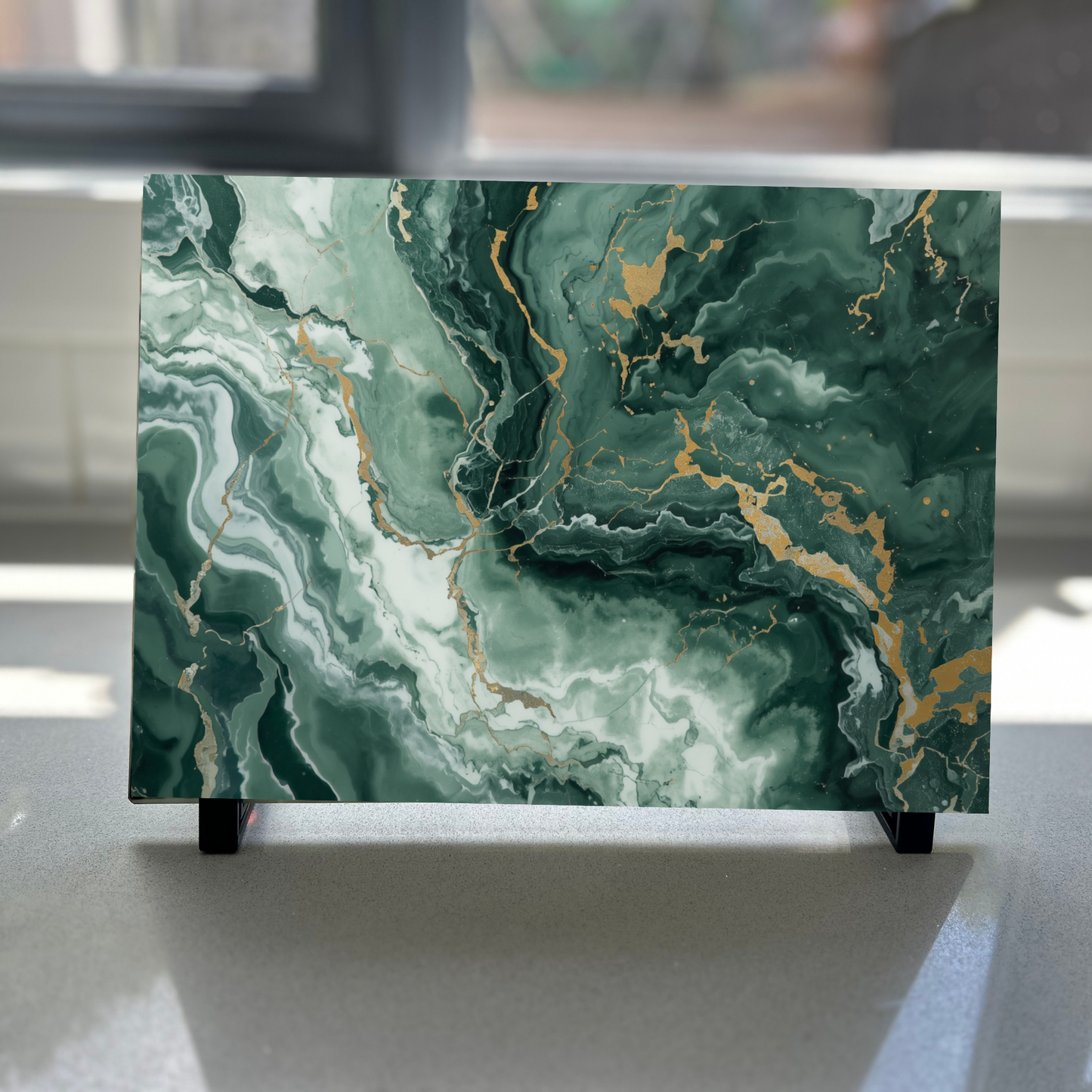 Glass Placemat - Marble Design 20cm x 28cm