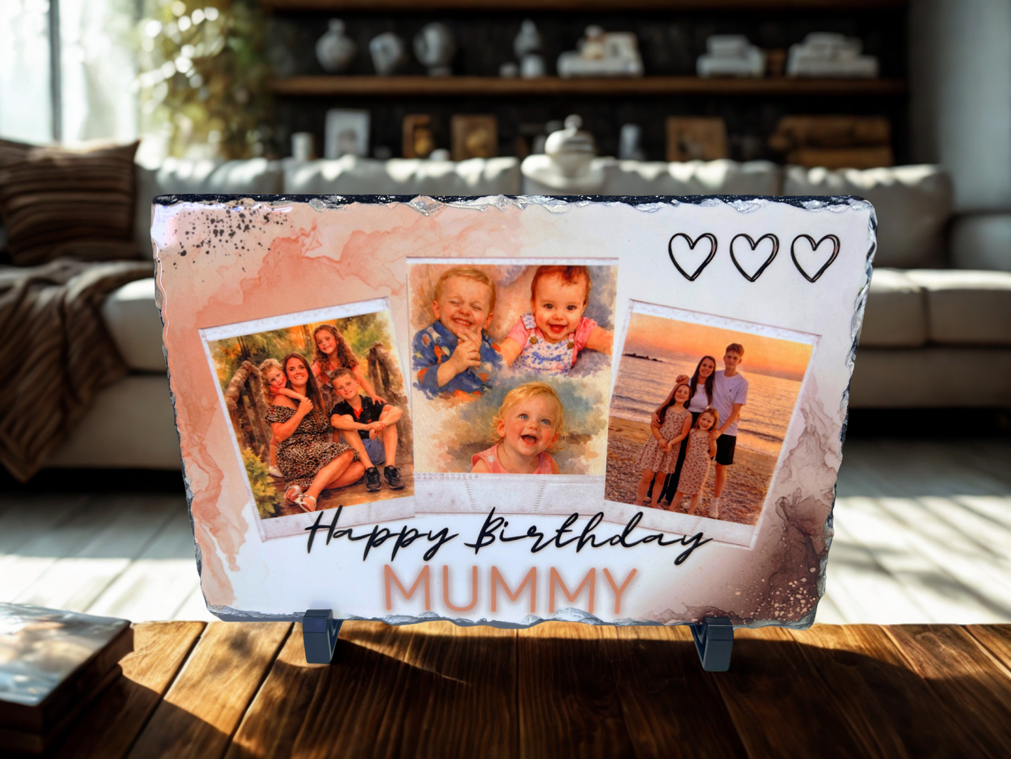 Slate - 20cm x 30cm Happy Birthday Mummy
