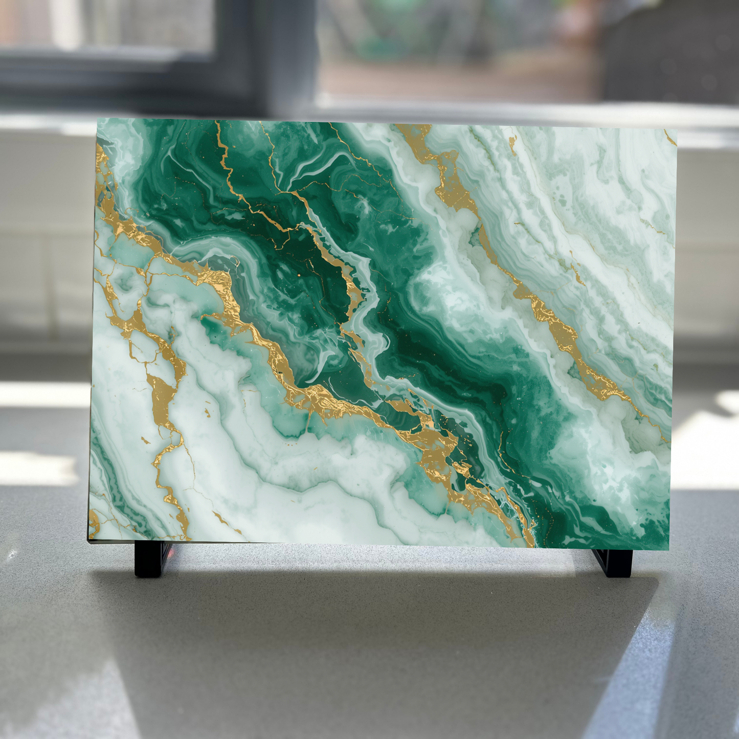 Glass Placemat - Marble Design 20cm x 28cm