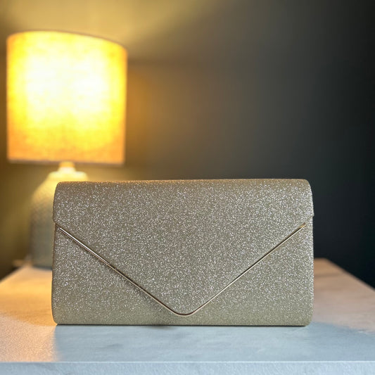Gold Clutch Handbag
