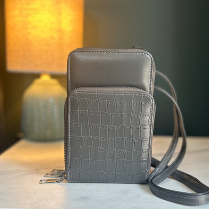 Khaki Cross Body Phone Bag