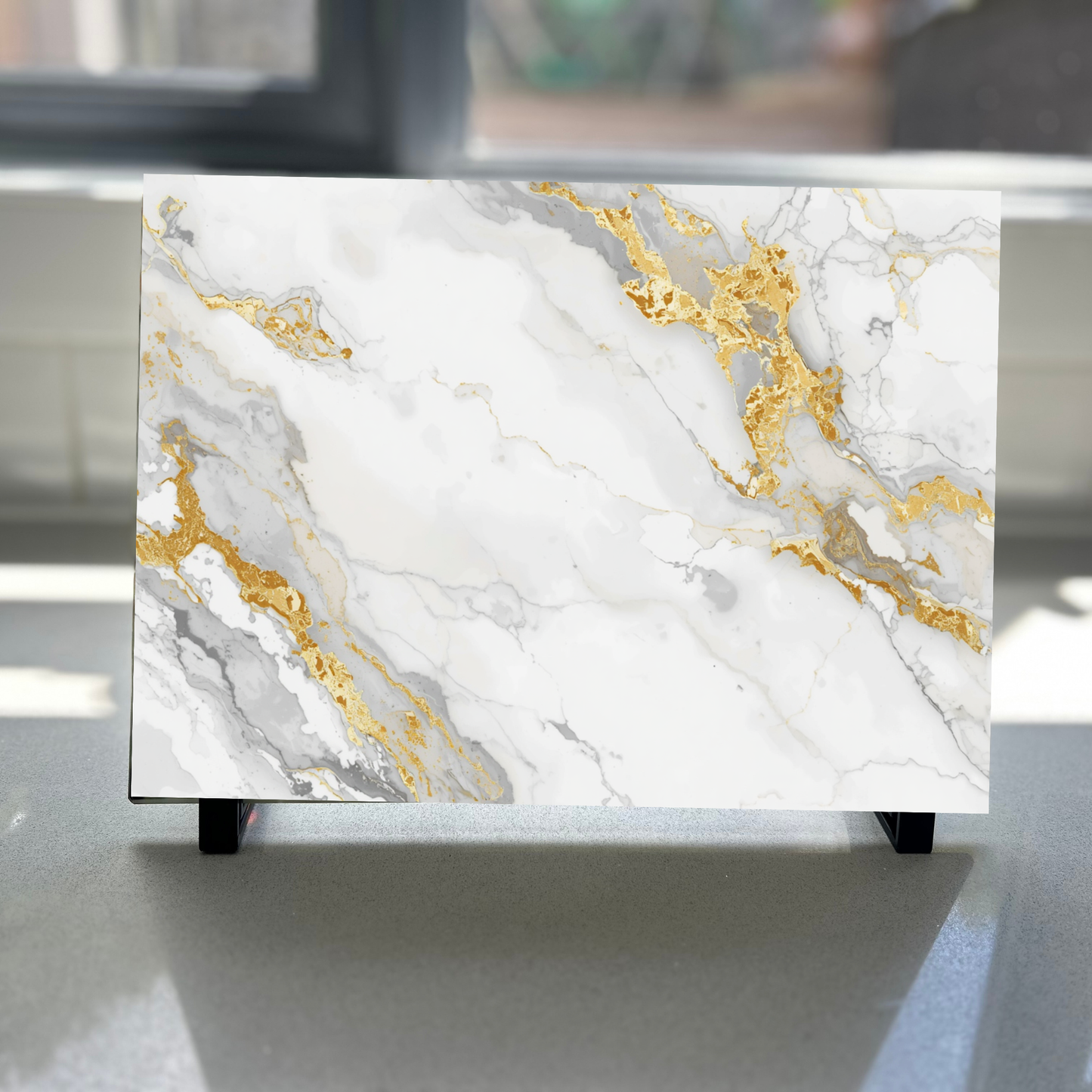 Glass Placemat - Marble Design 20cm x 28cm