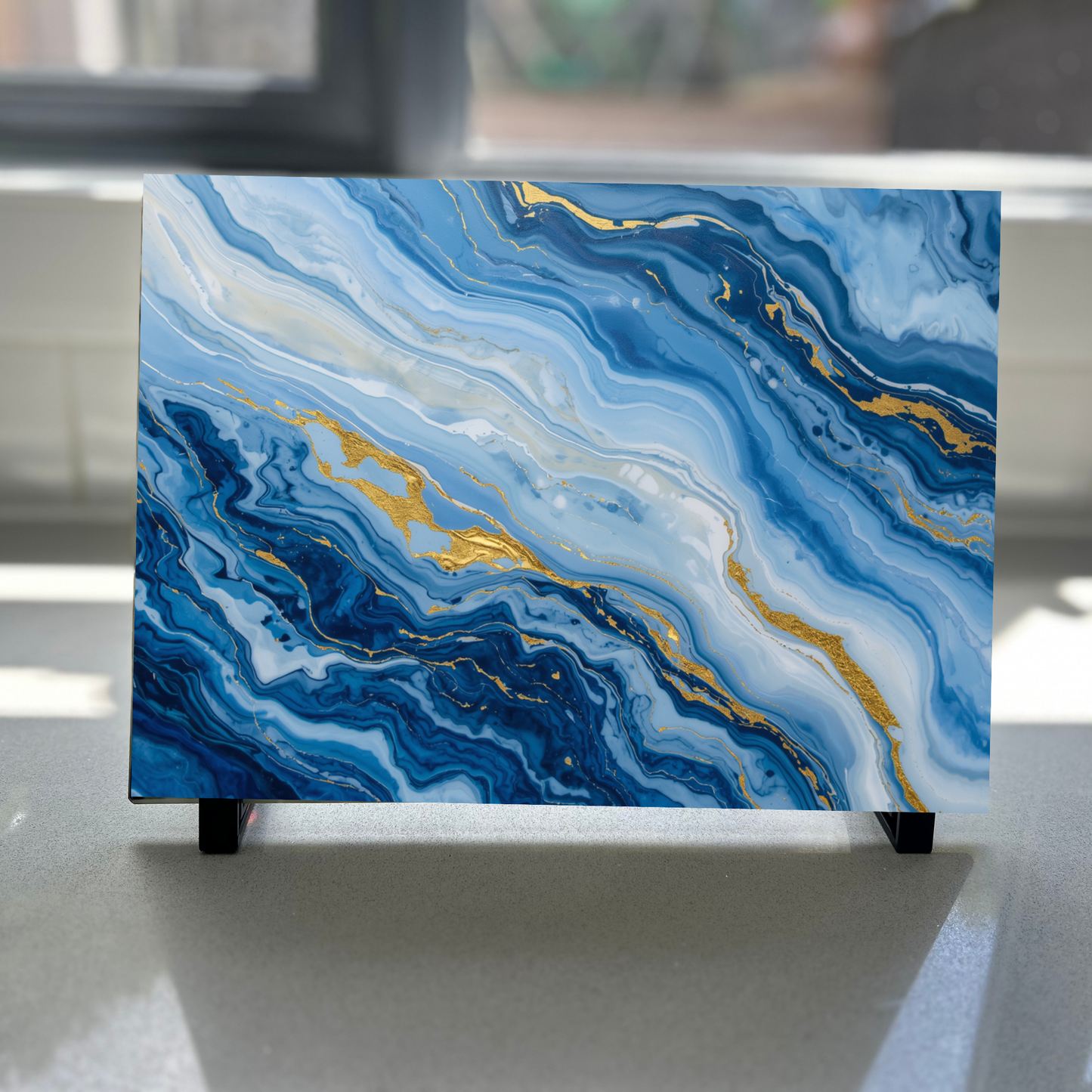 Glass Placemat - Marble Design 20cm x 28cm
