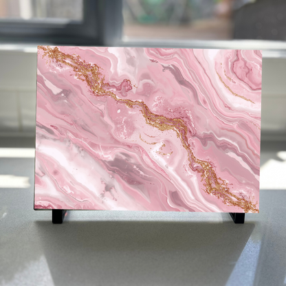 Glass Placemat - Marble Design 20cm x 28cm