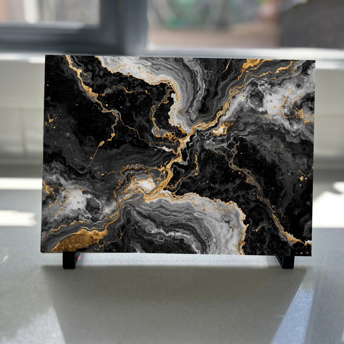 Glass Placemat - Marble Design 20cm x 28cm