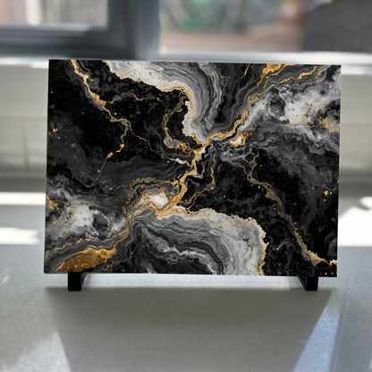 Glass Placemat - Marble Design 20cm x 28cm