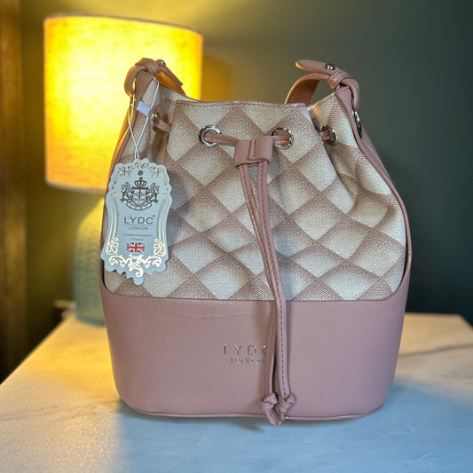 Pink Bucket Handbag (slightly damaged)