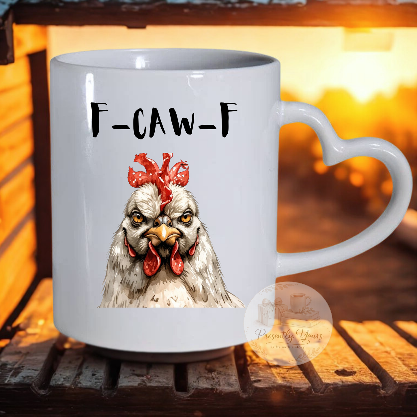 F-CAW-F - Heart Handle Mug