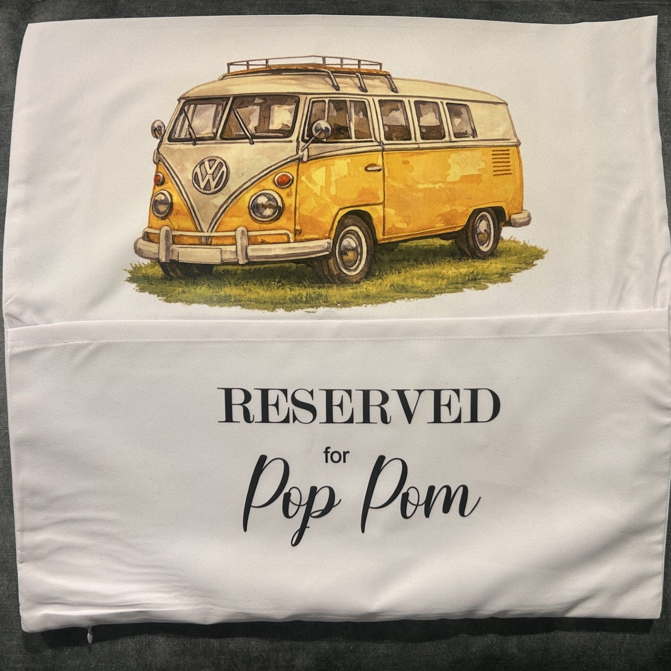 Yellow Camper Cushion