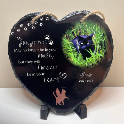 Pet Memorial Hanging Slate