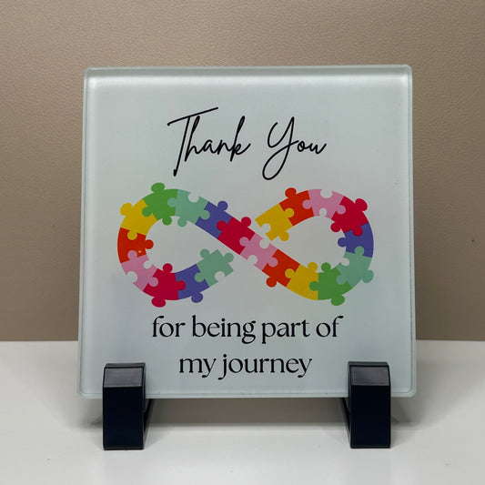 Autism - Teacher Glass Coaster