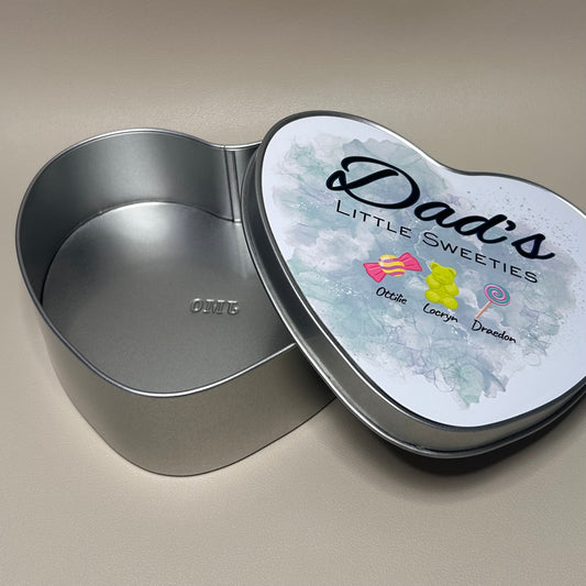 Dad Heart Tin 15cm