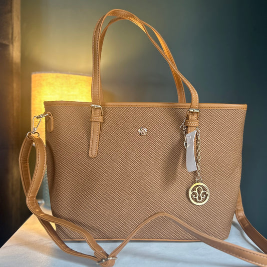 Brown & Gold Bag - Sienna