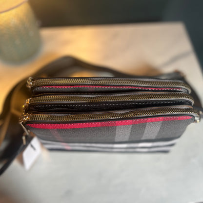 Black & Red Plaid Bag