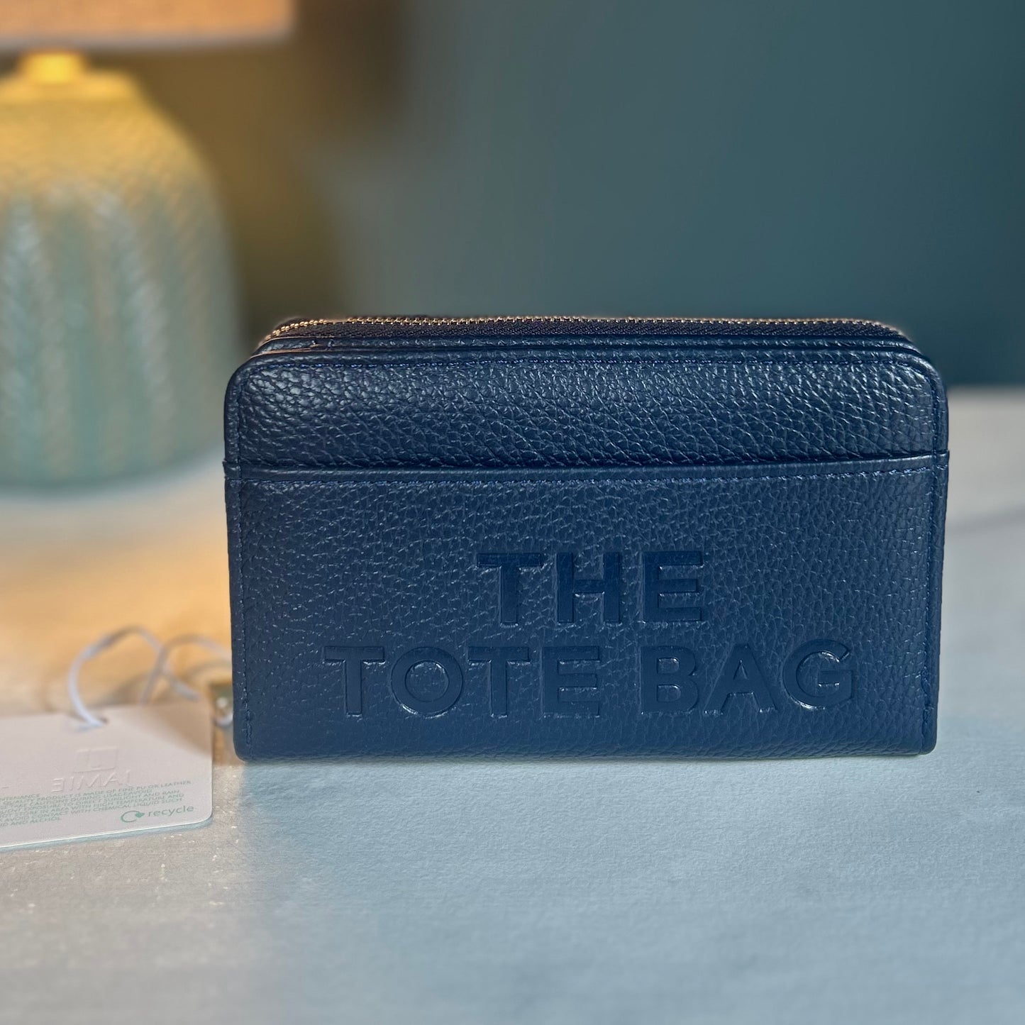 Navy Tote Style Wallet