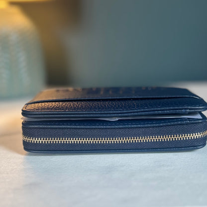 Navy Tote Style Wallet