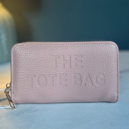 Pink Tote Style Wallet