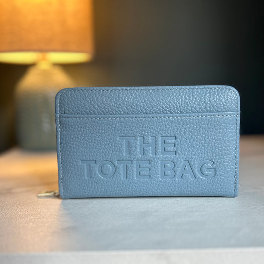 Blue "Tote Style" Wallet