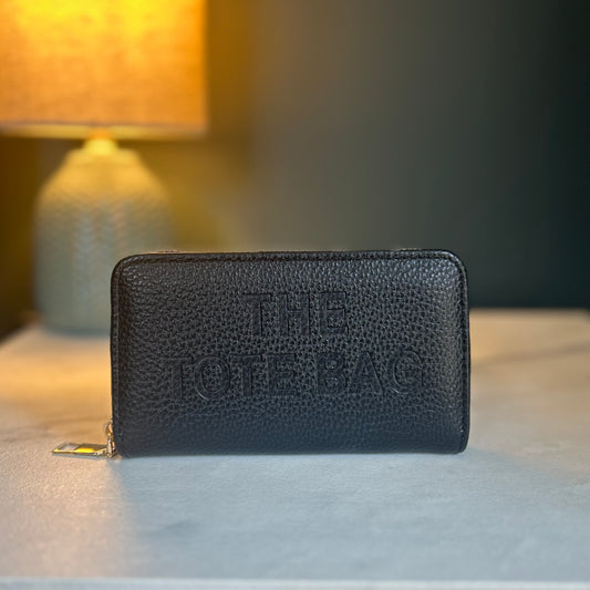 Black Tote Style Wallet