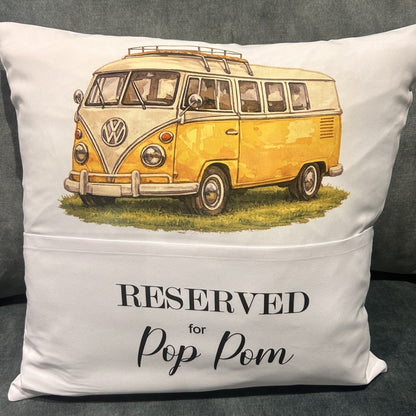 Yellow Camper Cushion