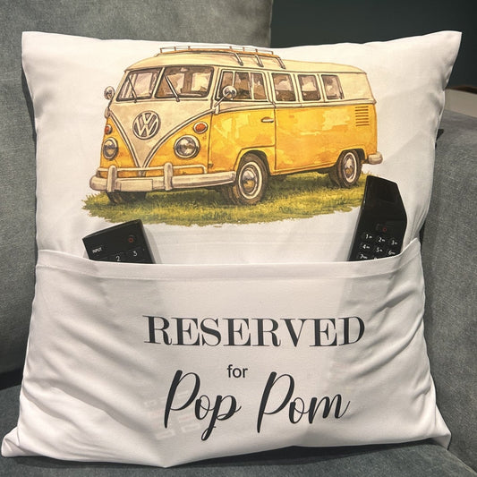 Yellow Camper Cushion